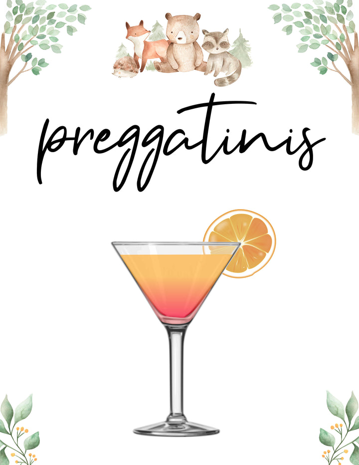 preggatinis baby table decor, Woodland animals baby decor, printable baby table signs, printable baby decor, baby woodland animals table signs, fun baby signs, baby woodland animals fun baby table signs
