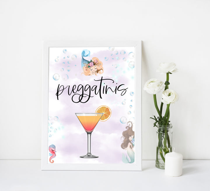 Preggatinis Sign - Mermaid