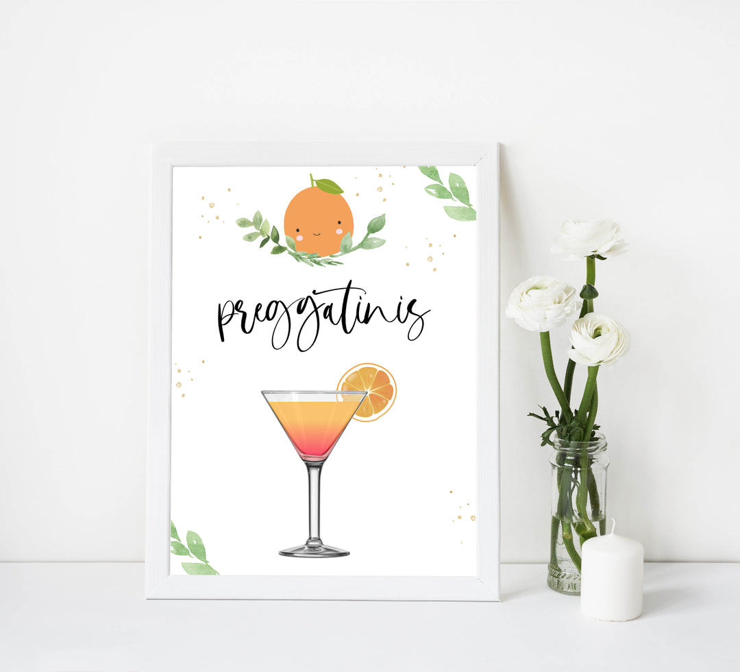 preggatinis baby shower table signs,  Little cutie baby decor, printable baby table signs, printable baby decor, baby little cutie table signs, fun baby signs, baby little cutie fun baby table signs