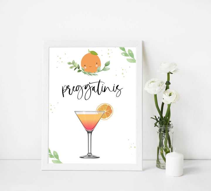 preggatinis baby shower table signs,  Little cutie baby decor, printable baby table signs, printable baby decor, baby little cutie table signs, fun baby signs, baby little cutie fun baby table signs