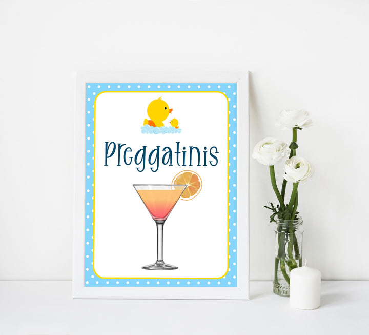 rubber ducky baby signs, preggatinis baby signs, printable baby signs, baby decor, fun baby decor, rubber ducky