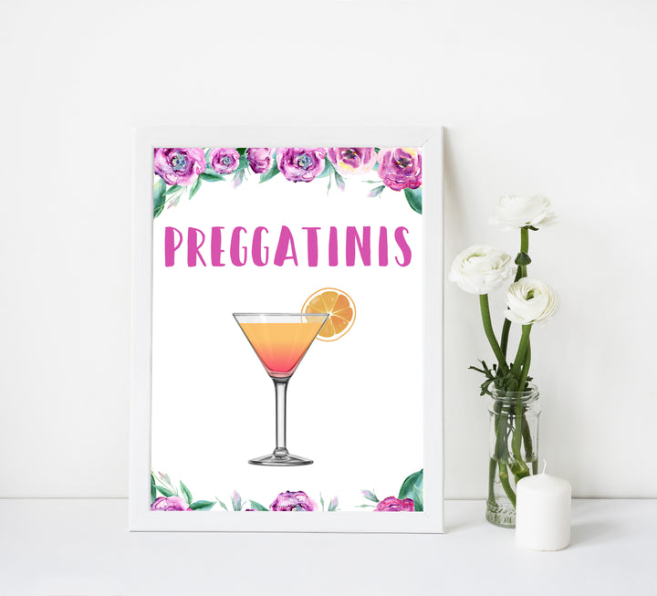 8 baby shower signs pack, printable baby shower signs decor, purple peonies baby shower sign pack, fun baby shower ideas