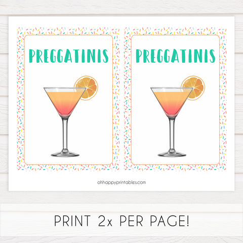 preggatinis baby table signs, Baby sprinkle baby decor, printable baby table signs, printable baby decor, baby sprinkle table signs, fun baby signs, baby sprinkle fun baby table signs