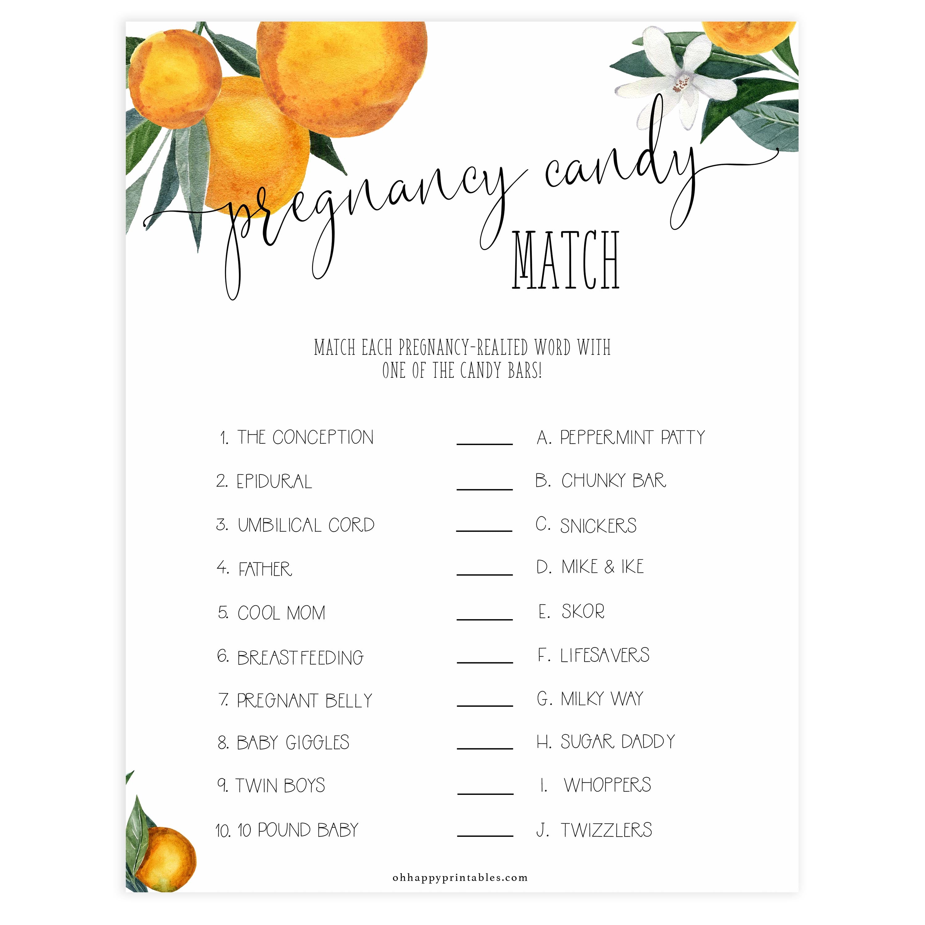 pregnancy candy match game, Printable baby shower games, little cutie baby games, baby shower games, fun baby shower ideas, top baby shower ideas, little cutie baby shower, baby shower games, fun little cutie baby shower ideas, citrus baby shower games, citrus baby shower, orange baby shower  Little cutie baby game, Little cutie baby shower, Little cutie games, Little cutie baby games, Little cutie, Little cutie printable baby games, Citrus baby shower, Orange baby shower, Citrus orange baby shower,