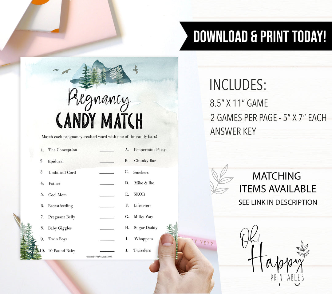 pregnancy candy match game, Printable baby shower games, adventure awaits baby games, baby shower games, fun baby shower ideas, top baby shower ideas, adventure awaits baby shower, baby shower games, fun adventure baby shower ideas