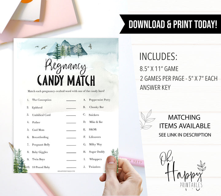 pregnancy candy match game, Printable baby shower games, adventure awaits baby games, baby shower games, fun baby shower ideas, top baby shower ideas, adventure awaits baby shower, baby shower games, fun adventure baby shower ideas