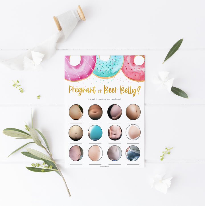 pregnant or been belly game, Printable baby shower games, donut baby games, baby shower games, fun baby shower ideas, top baby shower ideas, donut sprinkles baby shower, baby shower games, fun donut baby shower ideas