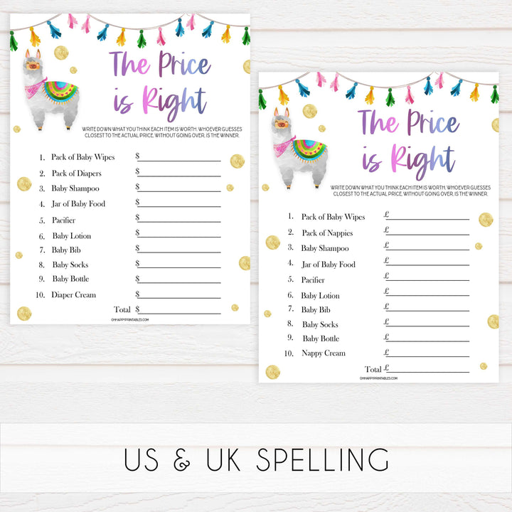 10 baby shower games bundle, baby games pack, Printable baby shower games, llama fiesta fun baby games, baby shower games, fun baby shower ideas, top baby shower ideas, Llama fiesta shower baby shower, fiesta baby shower ideas