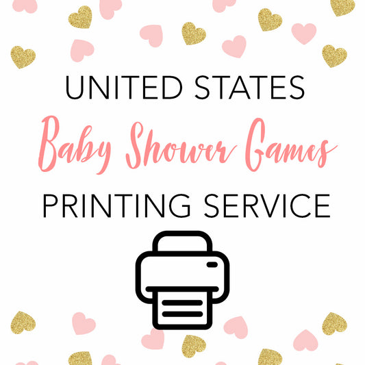 United States of America - Baby Games Printing Service