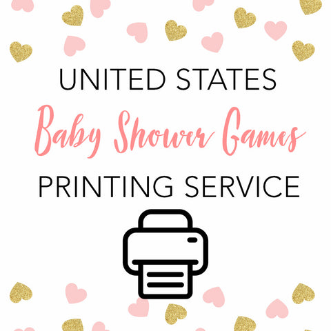 United States of America - Baby Games Printing Service