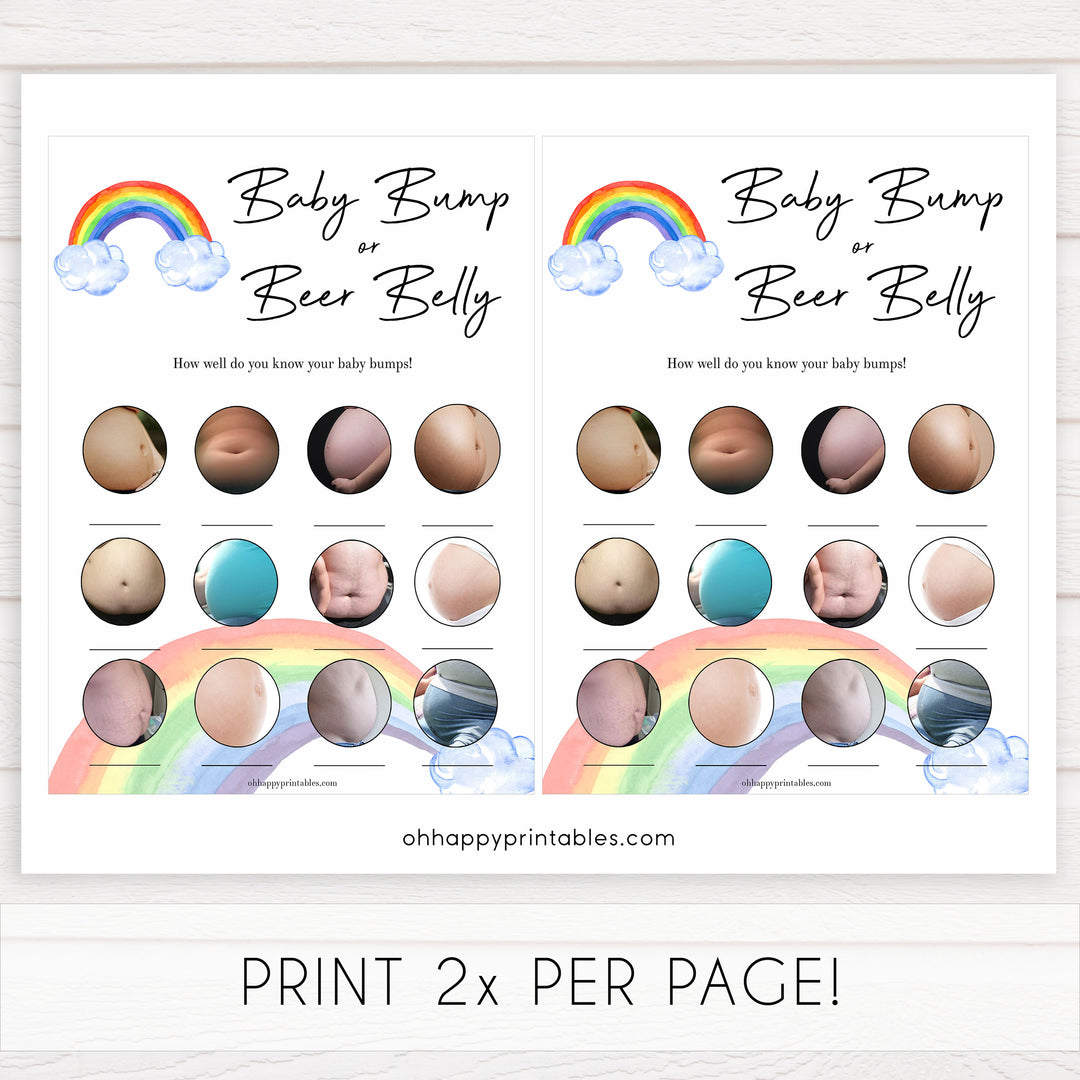 Rainbow baby games, rainbow baby games pack, rainbow baby games bundle rainbow printable baby games, instant download games, rainbow baby shower, printable baby games, fun baby games, popular baby games, top 10 baby games