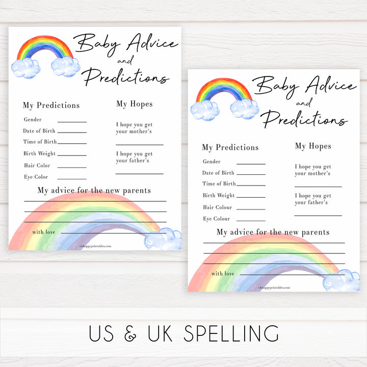 Rainbow baby games, rainbow baby advice and predictions, rainbow printable baby games, instant download games, rainbow baby shower, printable baby games, fun baby games, popular baby games, top 10 baby games