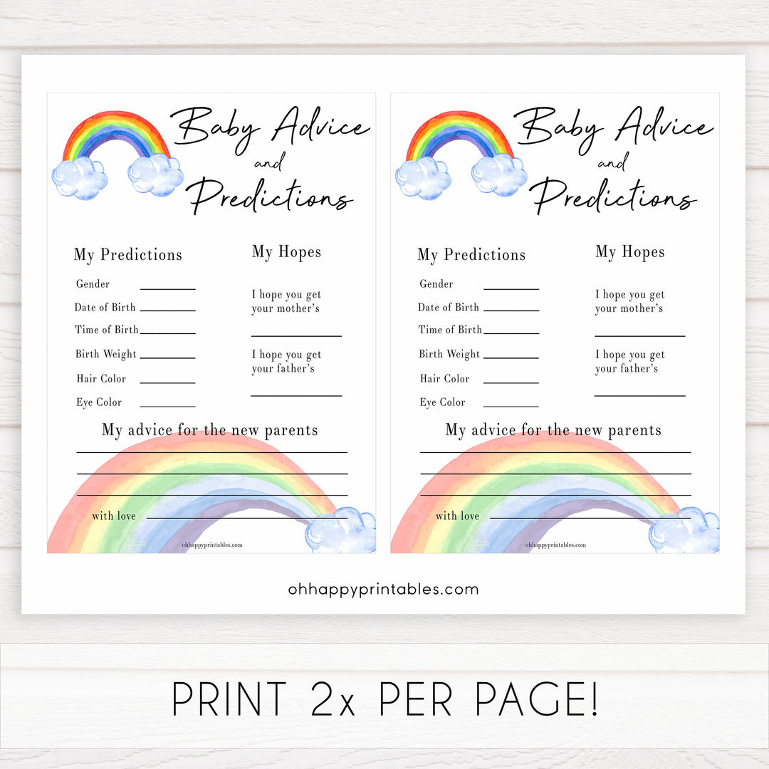 Rainbow baby games, rainbow baby advice and predictions, rainbow printable baby games, instant download games, rainbow baby shower, printable baby games, fun baby games, popular baby games, top 10 baby games