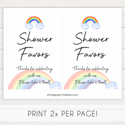 rainbow baby shower, shower favours, baby favors baby shower sign, printable baby signs, baby signs, top 10 baby ideas, popular baby ideas