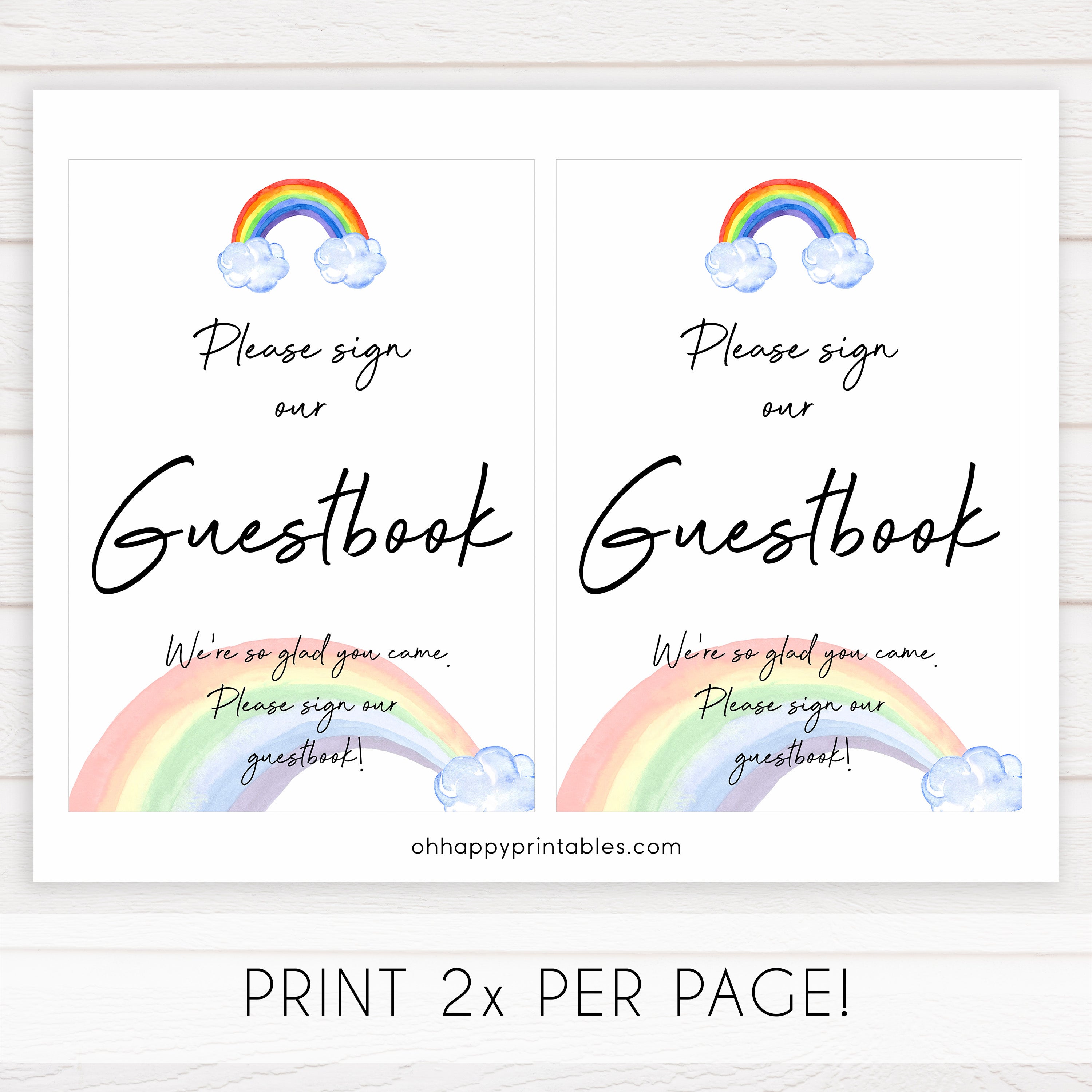rainbow baby shower, guestbook baby shower sign, printable baby signs, baby signs, top 10 baby ideas, popular baby ideas
