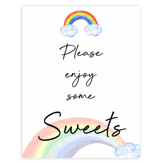 rainbow baby shower, drinks baby shower sign, printable baby signs, baby signs, top 10 baby ideas, popular baby ideas