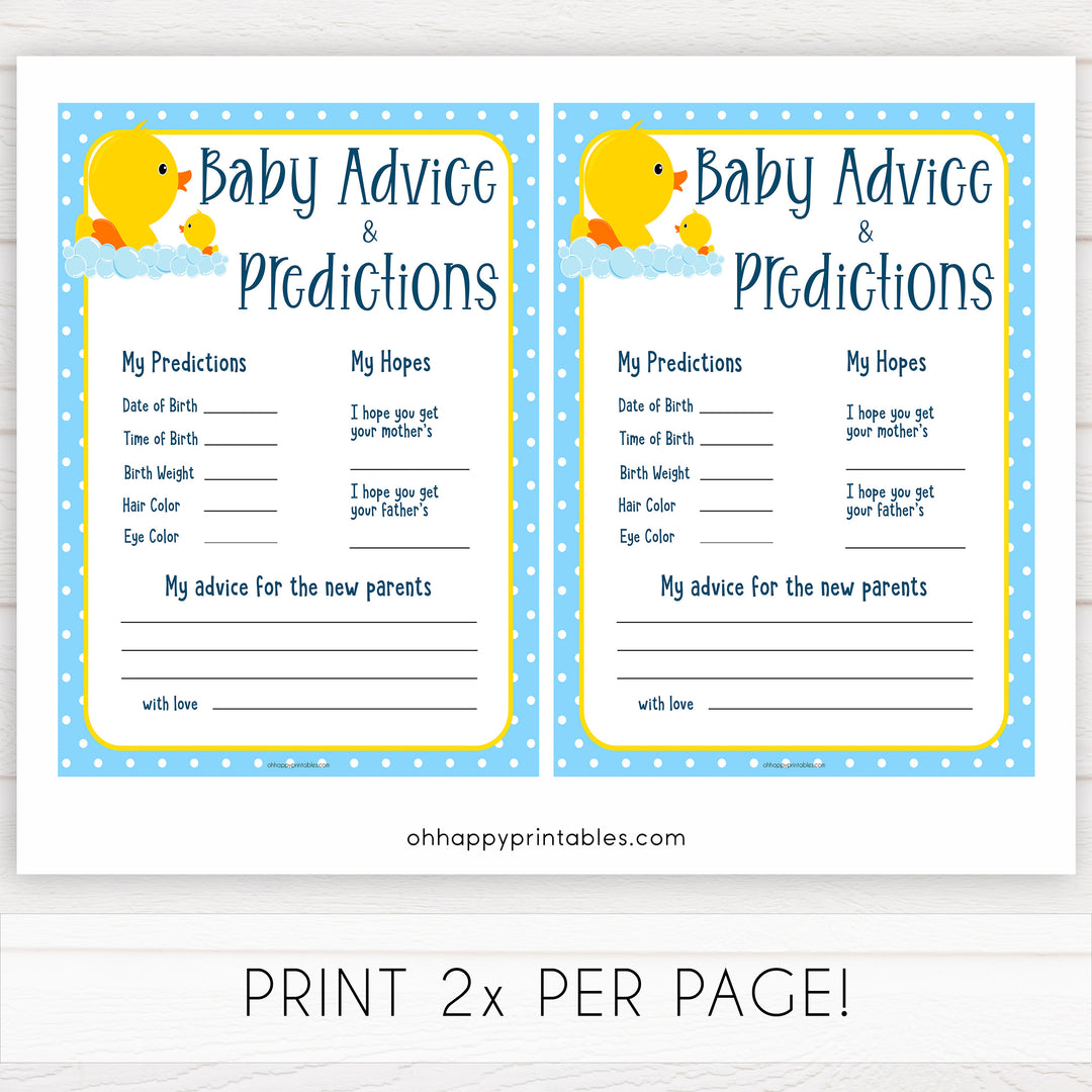 rubber ducky baby games, baby advice and predictions baby game, printable baby games, baby shower games, rubber ducky baby theme, fun baby games, popular baby games