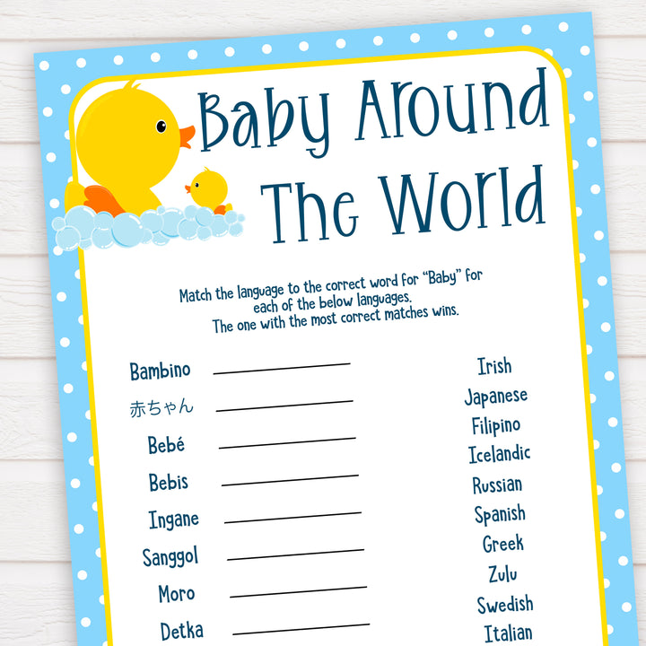 rubber ducky baby games, baby around the world baby game, printable baby games, baby shower games, rubber ducky baby theme, fun baby games, popular baby games