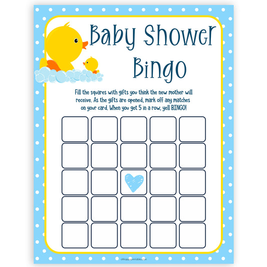 rubber ducky baby games, baby shower bingo baby game, printable baby games, baby shower games, rubber ducky baby theme, fun baby games, popular baby games