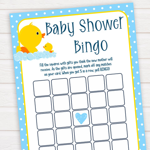 rubber ducky baby games, baby shower bingo baby game, printable baby games, baby shower games, rubber ducky baby theme, fun baby games, popular baby games