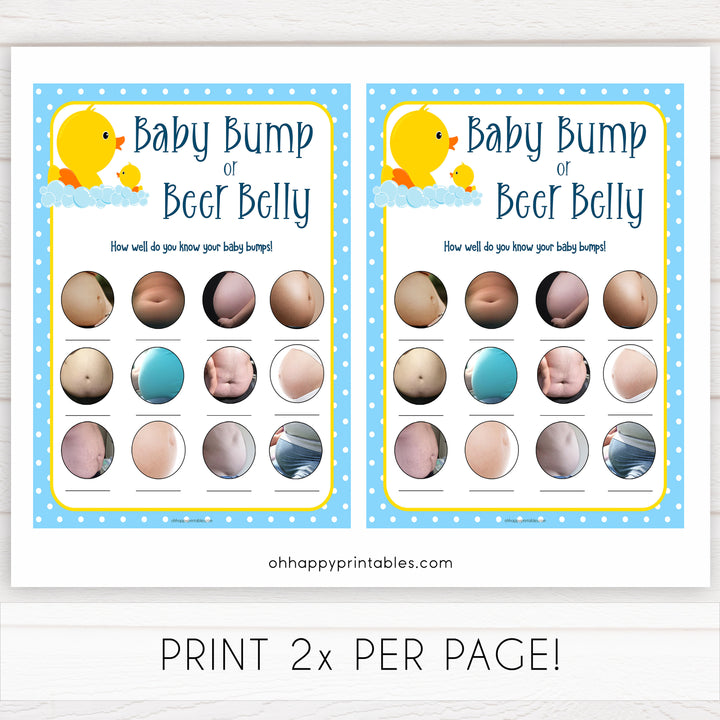 rubber ducky baby games, baby bump or beer belly baby game, printable baby games, baby shower games, rubber ducky baby theme, fun baby games, popular baby games