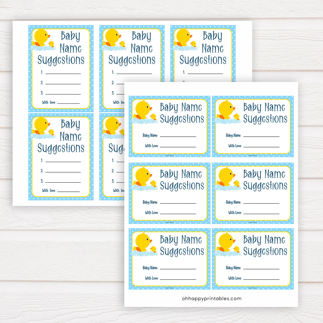 rubber ducky baby games, baby name suggestions baby game, printable baby games, baby shower games, rubber ducky baby theme, fun baby games, popular baby games
