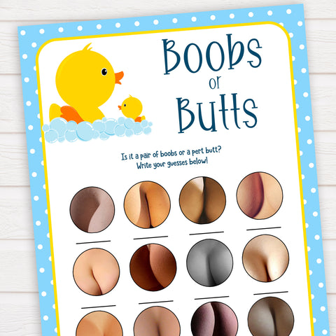 rubber ducky baby games, boobs or butts baby game, printable baby games, baby shower games, rubber ducky baby theme, fun baby games, popular baby games