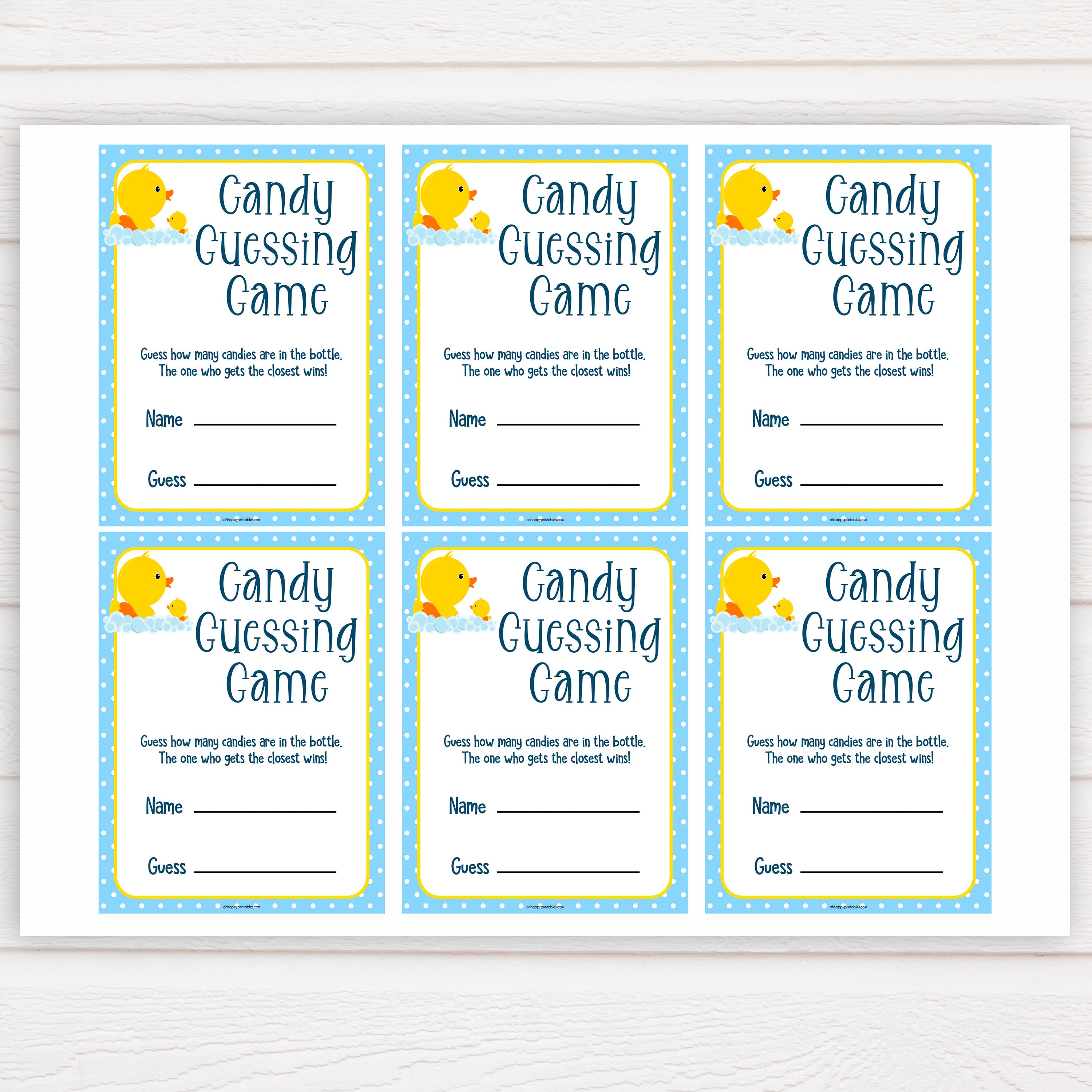 rubber ducky baby games, candy guessing game baby game, printable baby games, baby shower games, rubber ducky baby theme, fun baby games, popular baby games