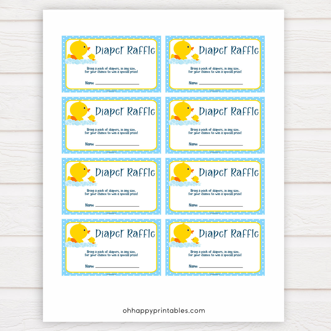 rubber ducky baby games, diaper raffle, baby diaper raffle baby game, printable baby games, baby shower games, rubber ducky baby theme, fun baby games, popular baby games