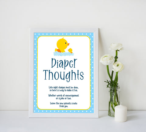 rubber ducky baby games, diaper thoughts baby game, printable baby games, baby shower games, rubber ducky baby theme, fun baby games, popular baby games