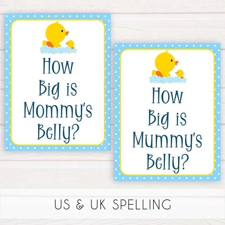 rubber ducky baby games, how big is mommys belly baby game, printable baby games, baby shower games, rubber ducky baby theme, fun baby games, popular baby games