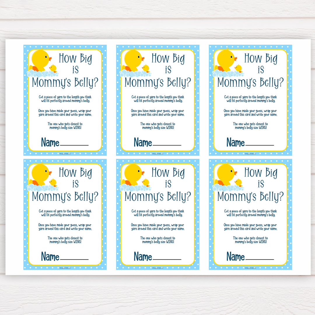rubber ducky baby games, how big is mommys belly baby game, printable baby games, baby shower games, rubber ducky baby theme, fun baby games, popular baby games