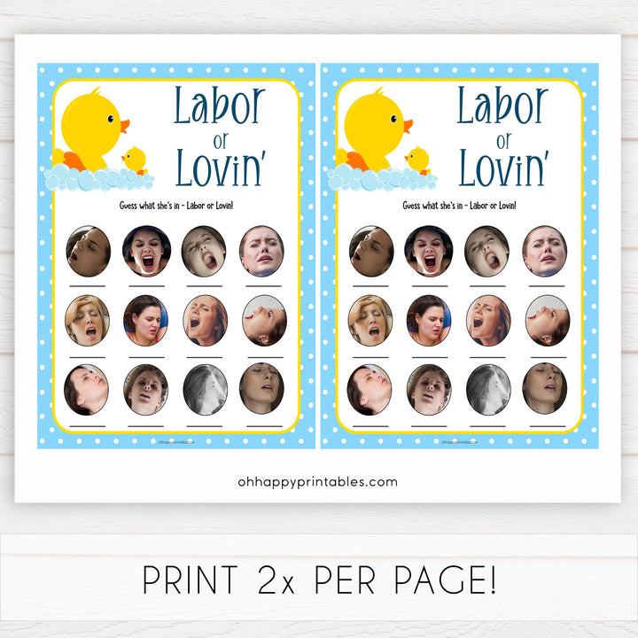 rubber ducky baby games, labour or lovin, labor or lovin, labor or porn baby game, printable baby games, baby shower games, rubber ducky baby theme, fun baby games, popular baby games