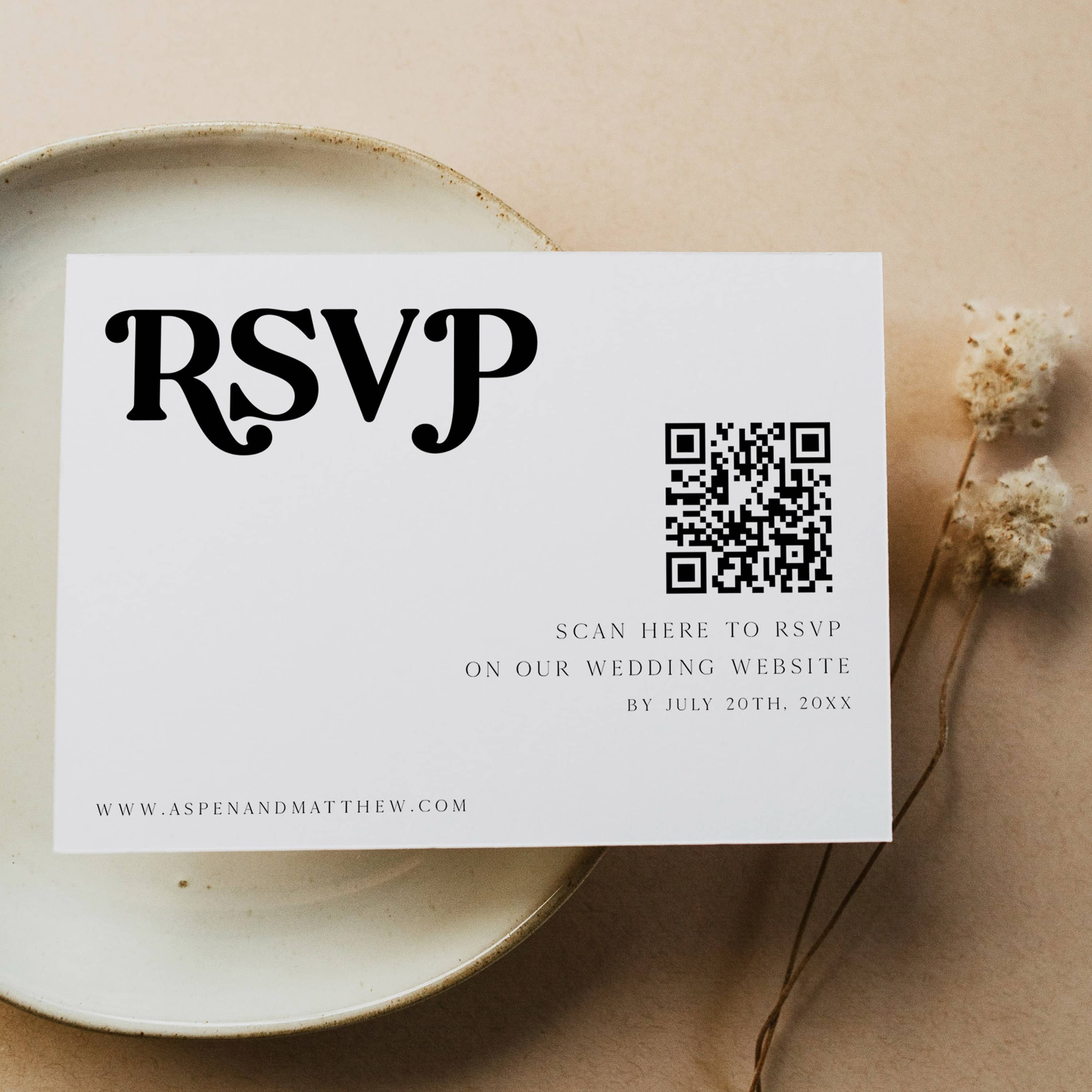 How to make a qr code for wedding rsvp 60 photos - Astyledwedding.com
