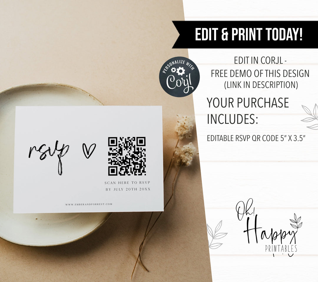 CALLIGRAPHY editable wedding invitation suite, editable wedding stationery, printable wedding stationery, modern wedding items, wedding save the dates
