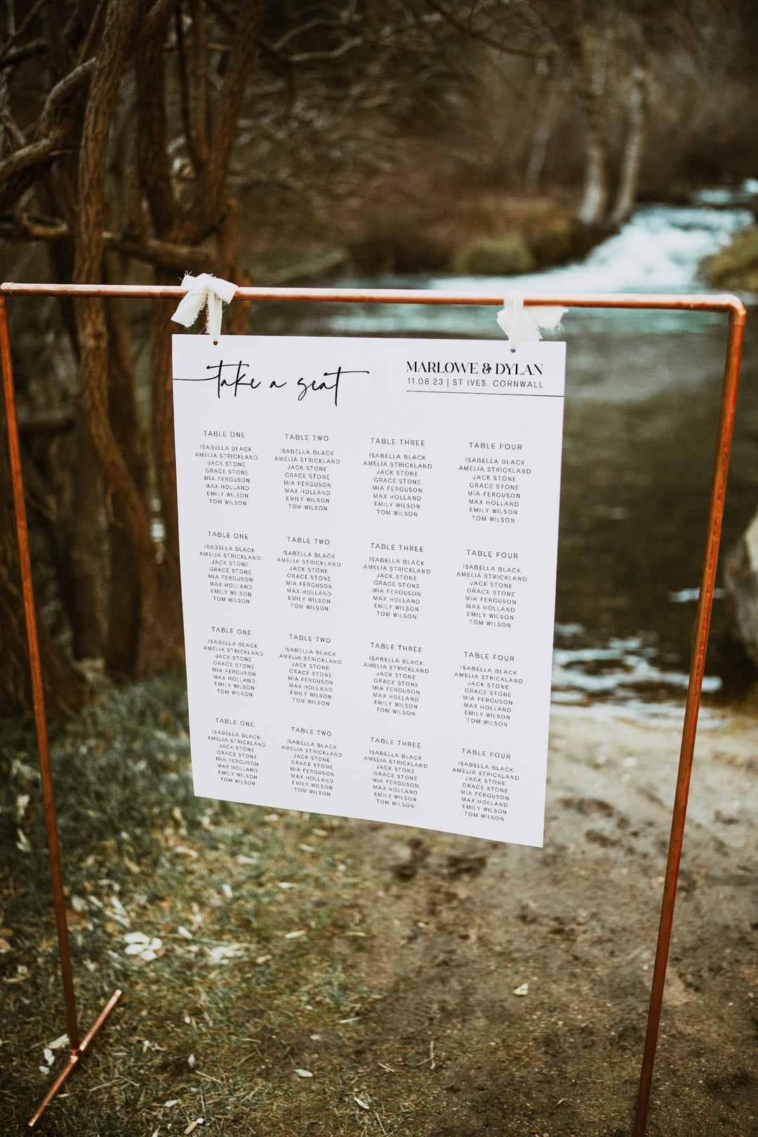 editable wedding seating plan, printable wedding seating chart, wedding table plans, wedding table chart, marlowe wedding collection, modern wedding table charts