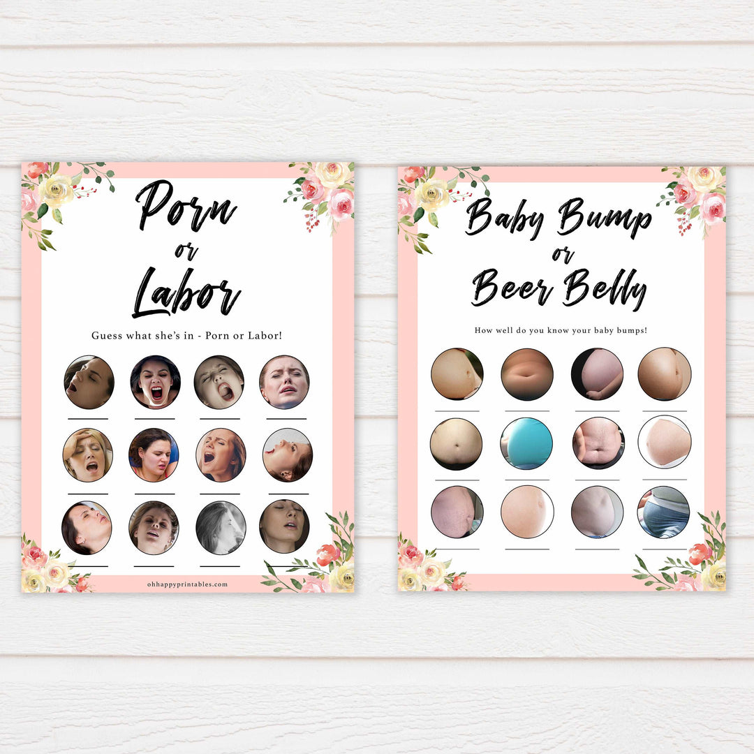 spring floral 10 baby shoer bundle baby shower games, printable baby shower games, fun baby shower games, baby shower games, popular baby shower games