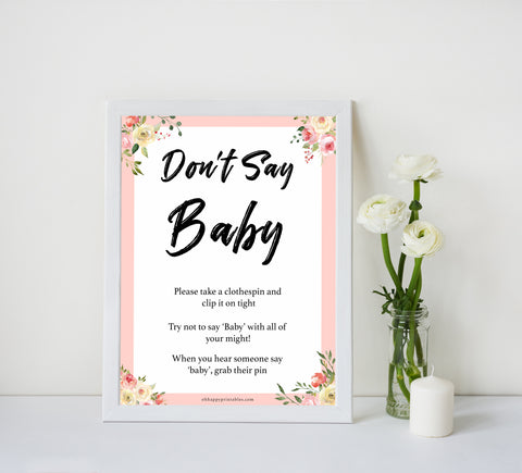 Don't Say Baby Game - Spring Floral