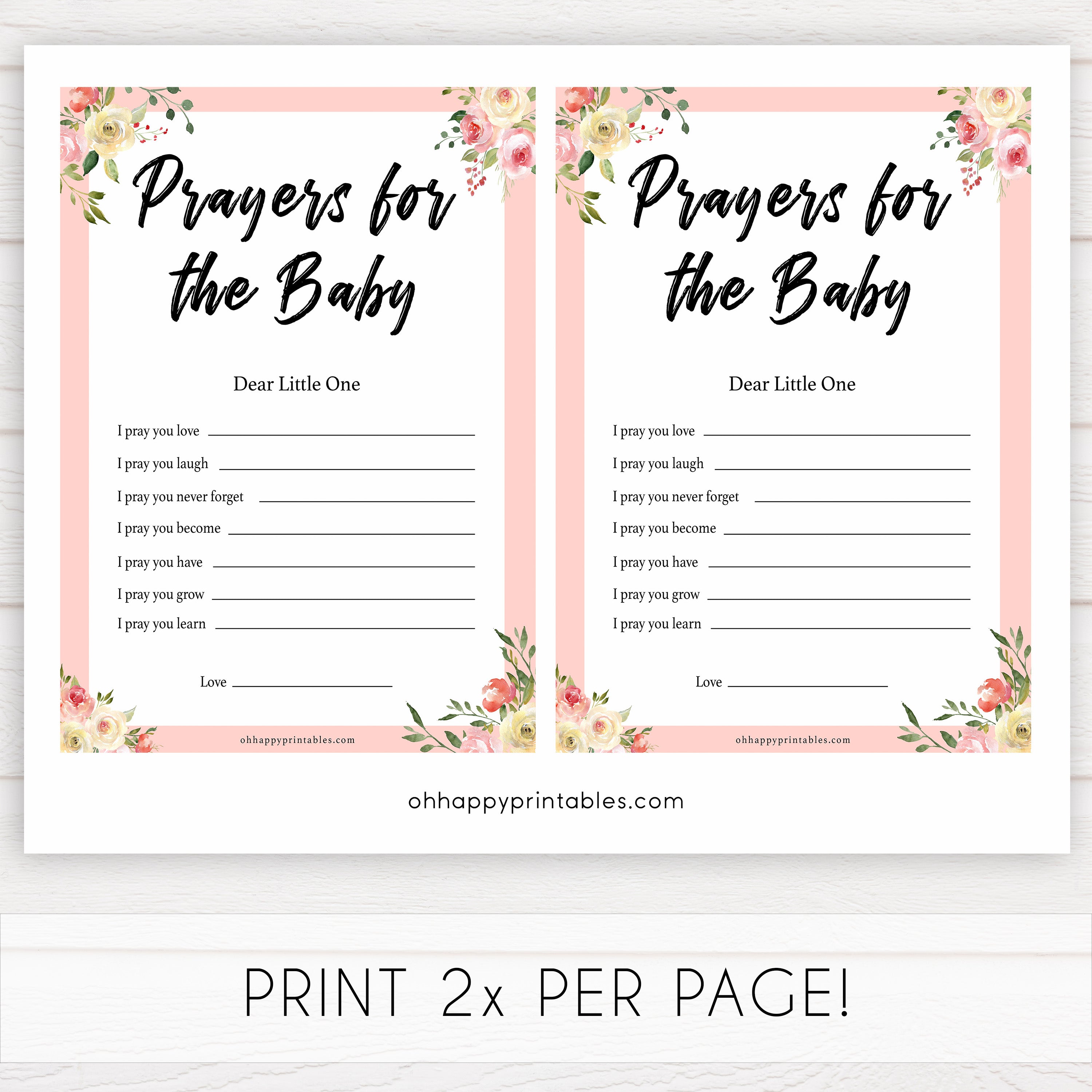 spring floral prayers for the baby baby shower games, printable baby shower games, fun baby shower games, baby shower games, popular baby shower games