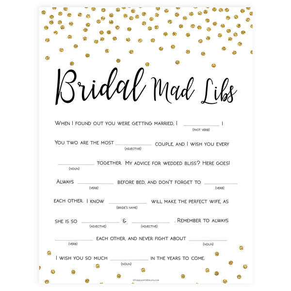 Bridal Mad Libs Printable Game | Shop Funny Bridal Shower Games – OhHappyPrintables bridal-mad-libs-printable-game-shop-funny-bridal-shower-games-ohhappyprintables