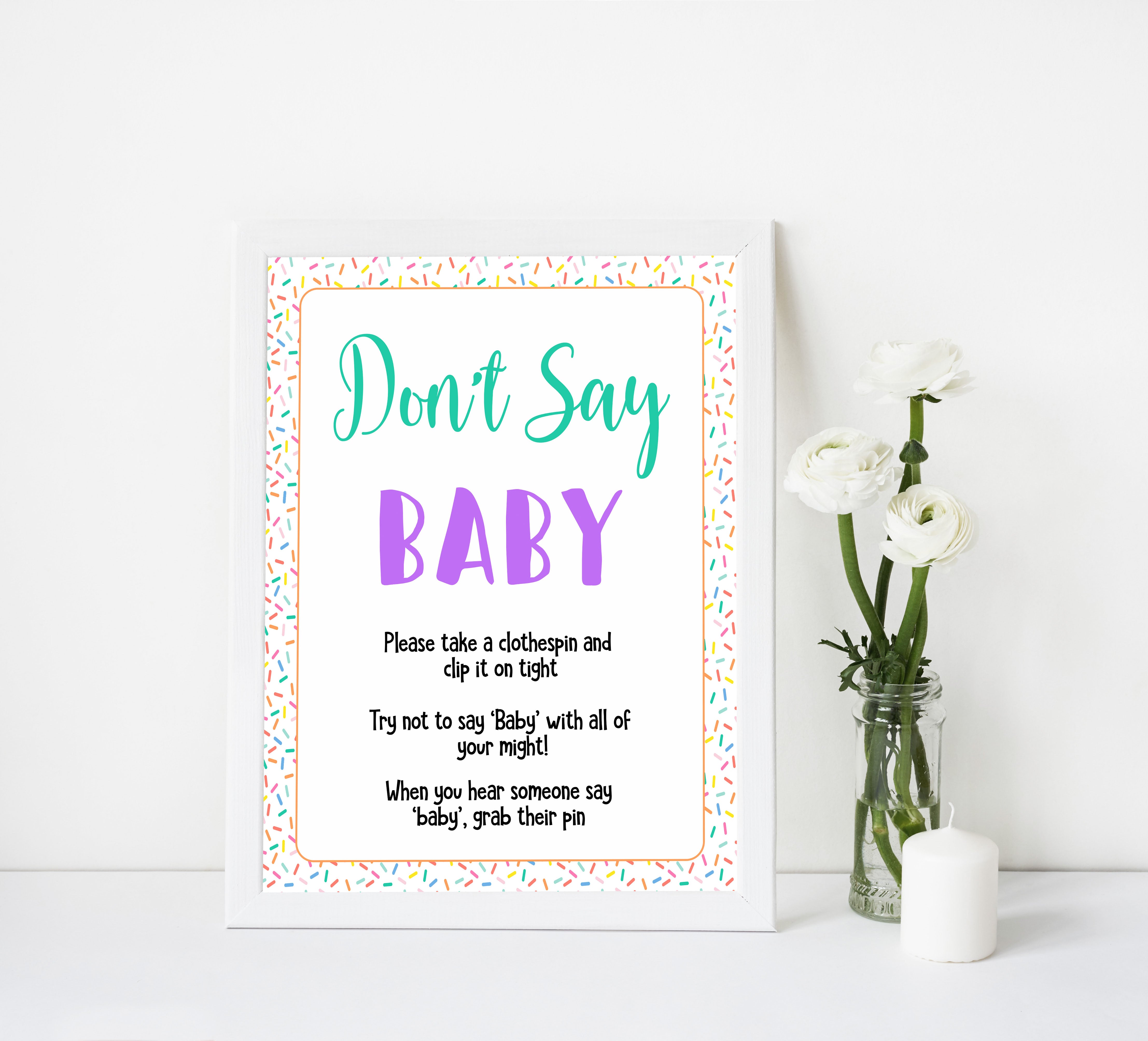 dont say baby game, Printable baby shower games, baby sprinkle fun baby games, baby shower games, fun baby shower ideas, top baby shower ideas, sprinkle shower baby shower, friends baby shower ideas