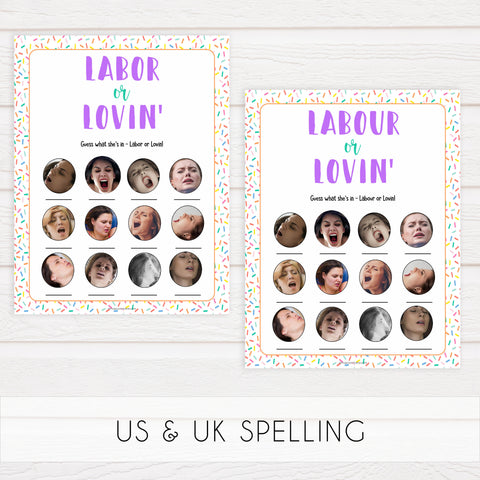 labor or lovin, labor or porn game, Printable baby shower games, baby sprinkle fun baby games, baby shower games, fun baby shower ideas, top baby shower ideas, sprinkle shower baby shower, friends baby shower ideas