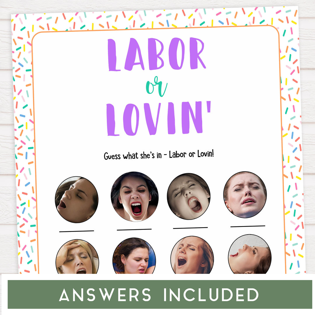 labor or lovin, labor or porn game, Printable baby shower games, baby sprinkle fun baby games, baby shower games, fun baby shower ideas, top baby shower ideas, sprinkle shower baby shower, friends baby shower ideas