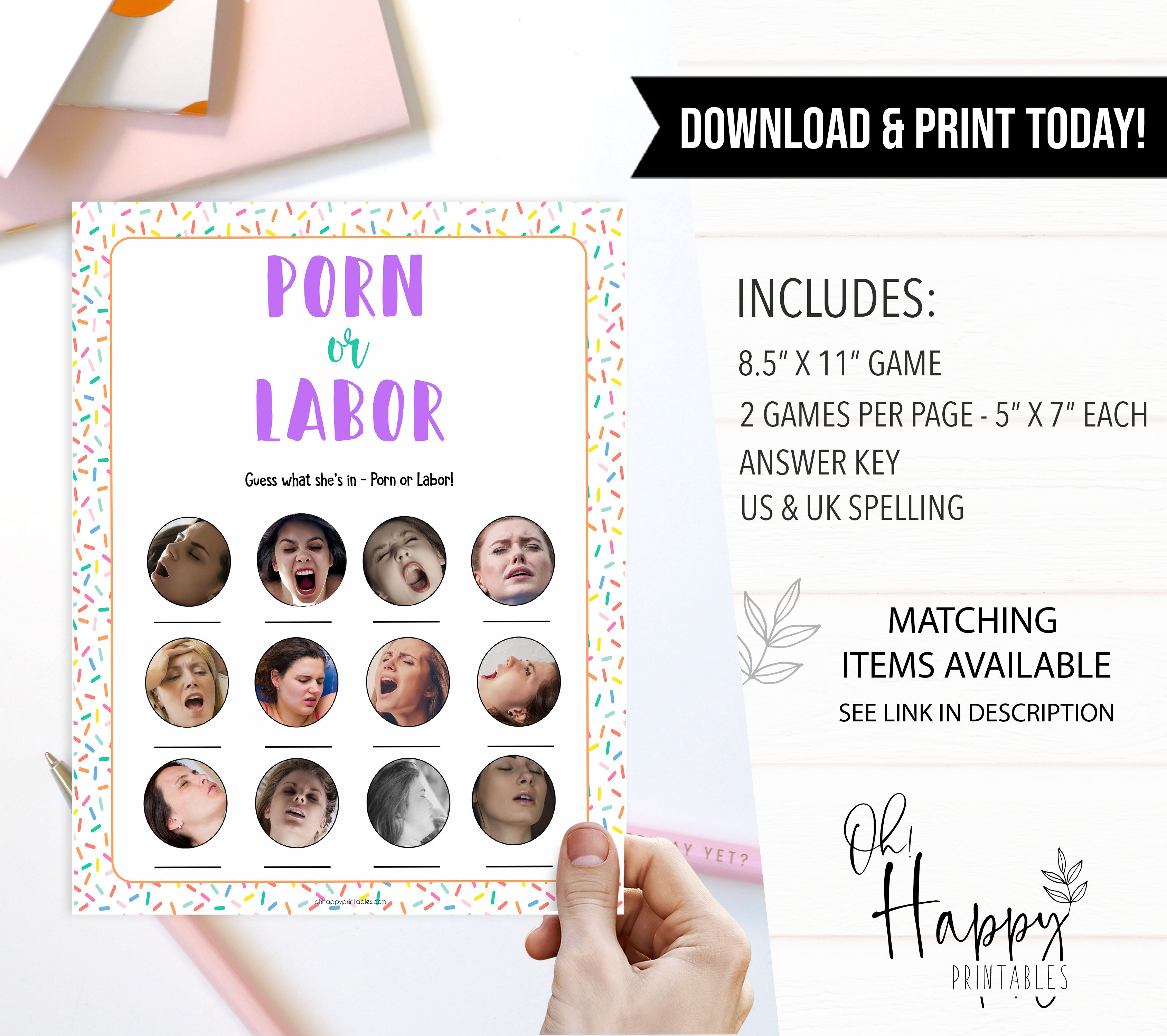 labor or porn baby game, porn or labor, Printable baby shower games, baby sprinkle fun baby games, baby shower games, fun baby shower ideas, top baby shower ideas, sprinkle shower baby shower, friends baby shower ideas