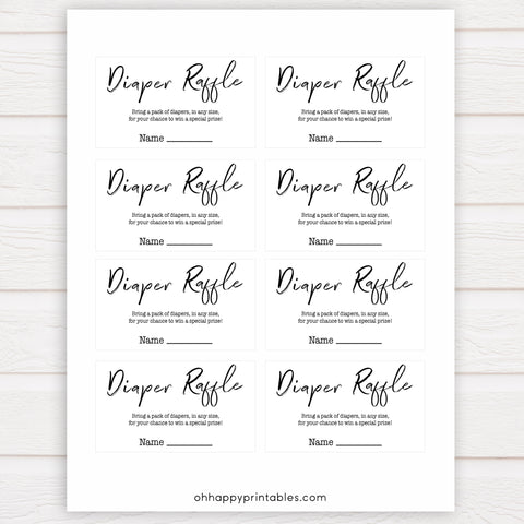 gender neutral baby shower games, diaper raffle baby games, printable baby shower, popular baby games, fun baby games, baby shower games