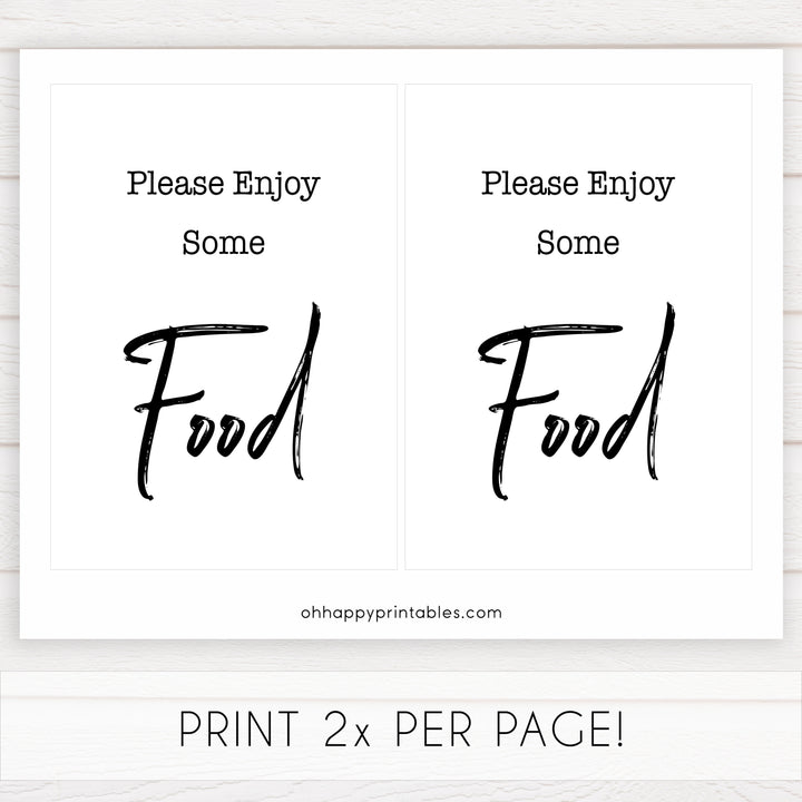 food baby shower signs, printable baby shower games, gender neutral baby signs, fun baby shower ideas