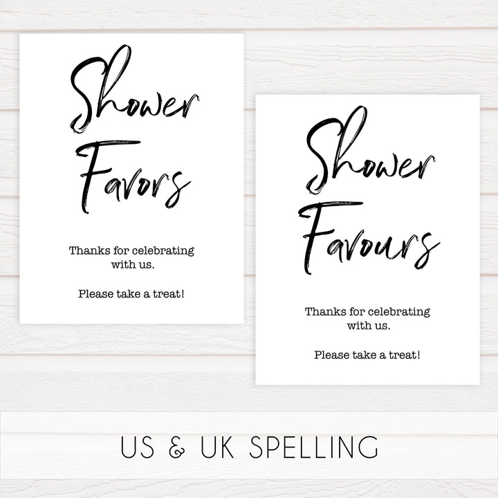 shower favors baby shower signs, printable baby shower games, gender neutral baby signs, fun baby shower ideas