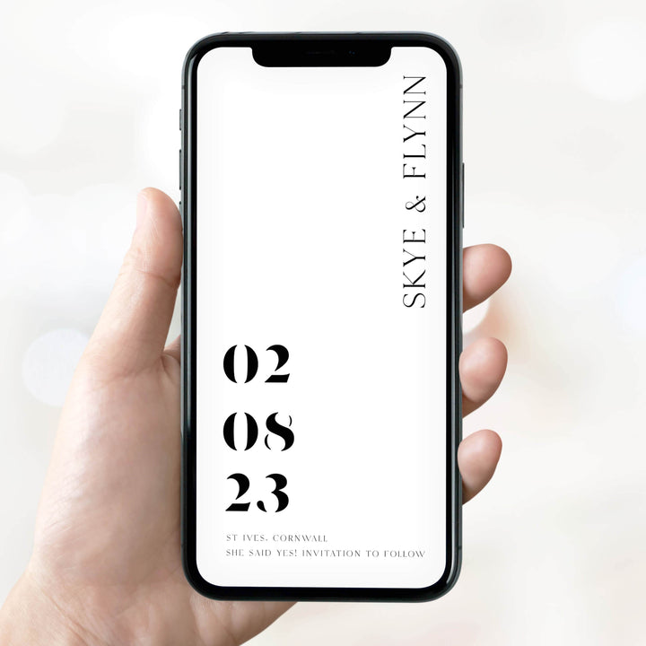 editable save the date, wedding stationery, save the date, wedding save the date, modern wedding stationery