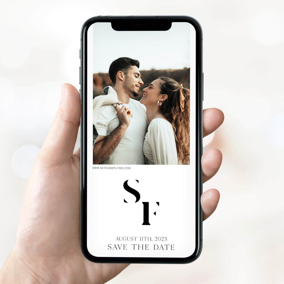 editable save the date, wedding stationery, save the date, wedding save the date, modern wedding stationery