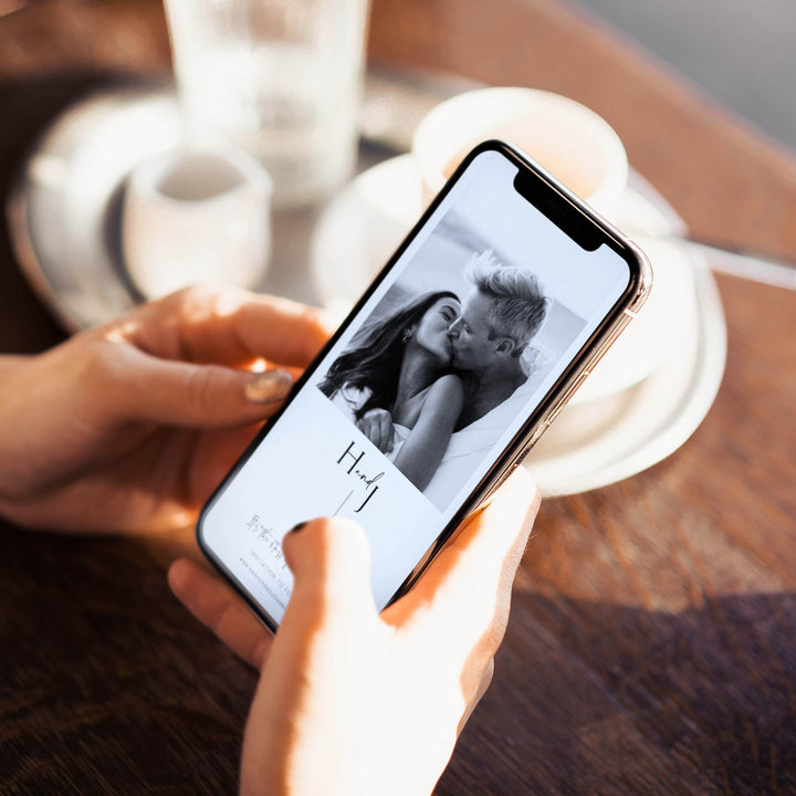 editable save the date, mobile save the date, wedding stationery, save the date, modern save the date, wedding party stationery